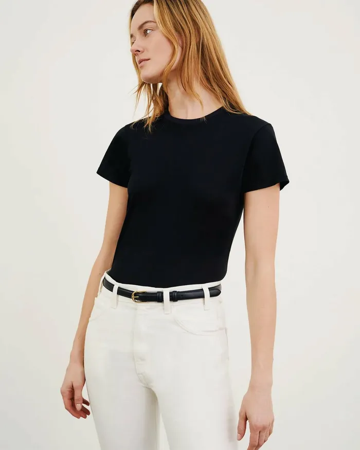 Women Tops Nili Lotan LANA TEE White