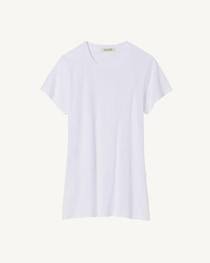 Women Tops Nili Lotan LANA TEE White