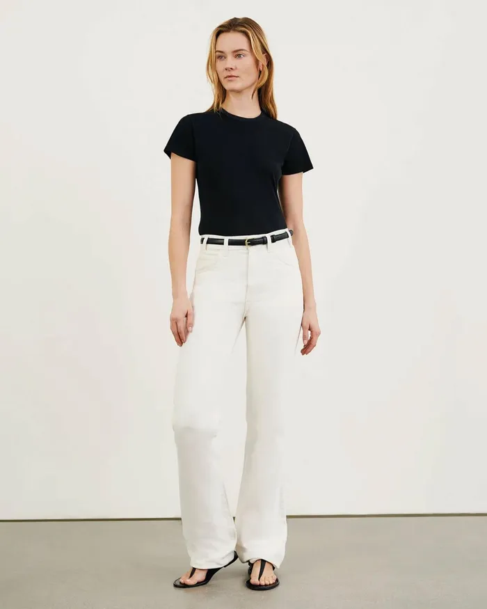 Women Tops Nili Lotan LANA TEE White