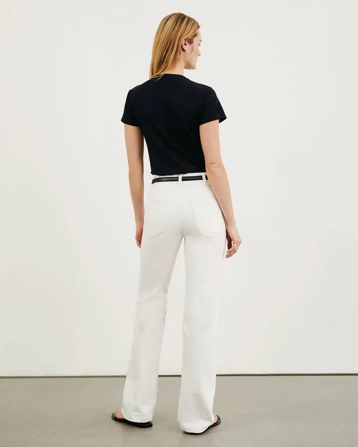 Women Tops Nili Lotan LANA TEE White