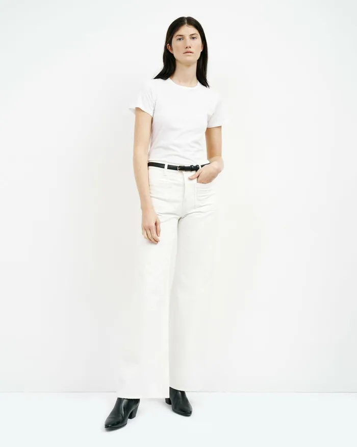 Women Tops Nili Lotan LANA TEE White