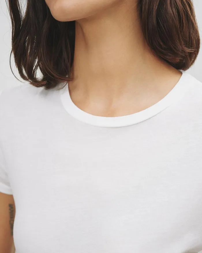 Women Tops Nili Lotan LANA TEE White
