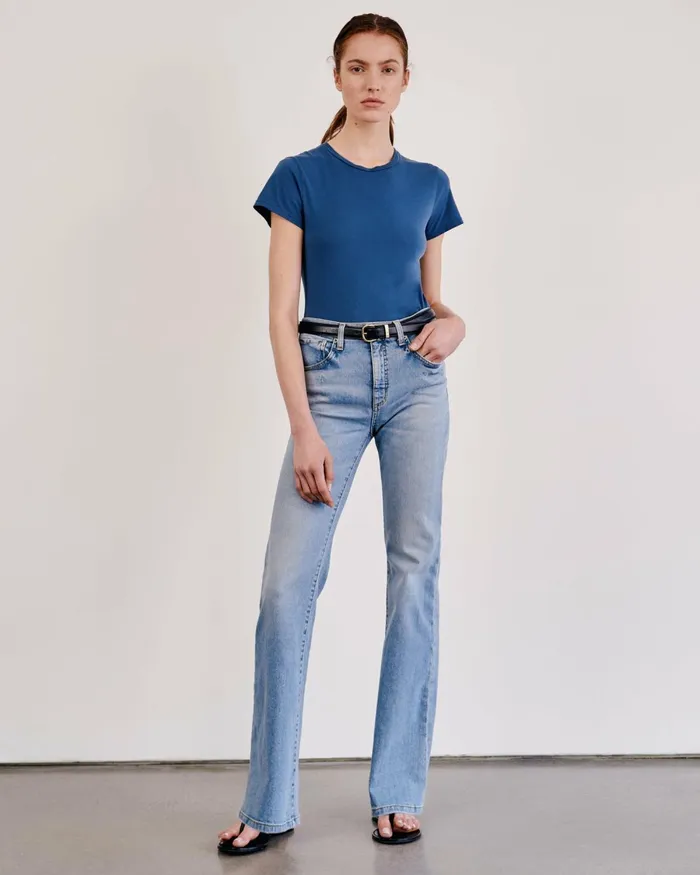 Women Tops Nili Lotan LANA TEE White