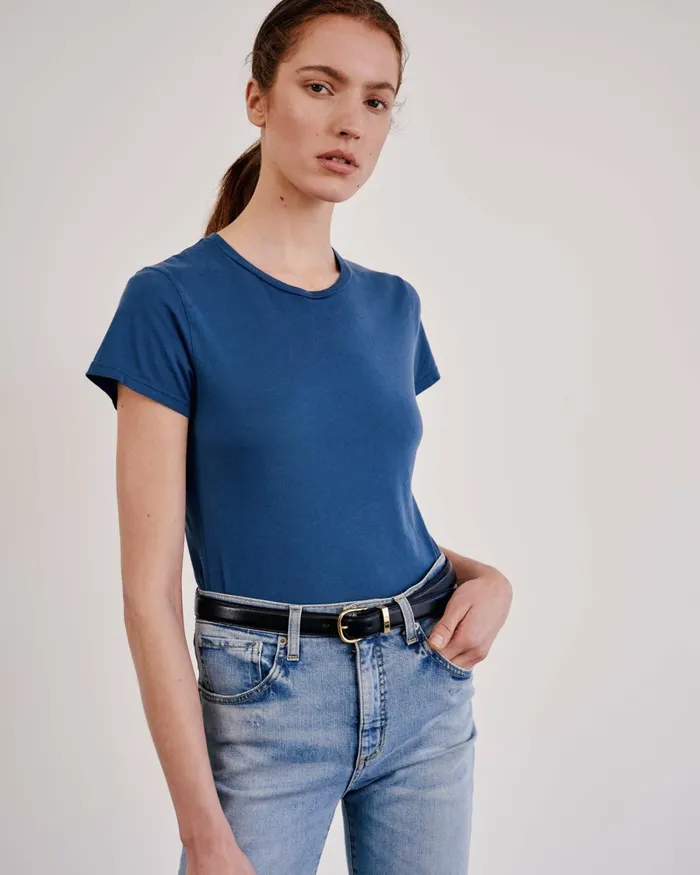 Women Tops Nili Lotan LANA TEE White