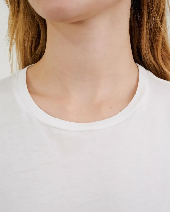 Women Tops Nili Lotan LANA TEE White