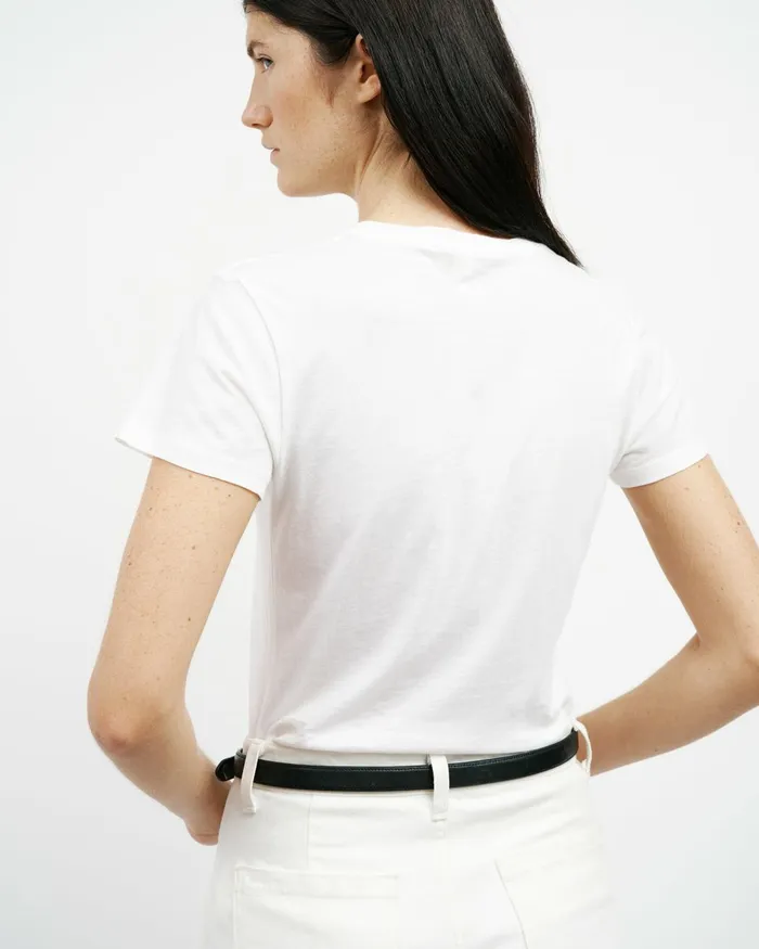 Women Tops Nili Lotan LANA TEE White