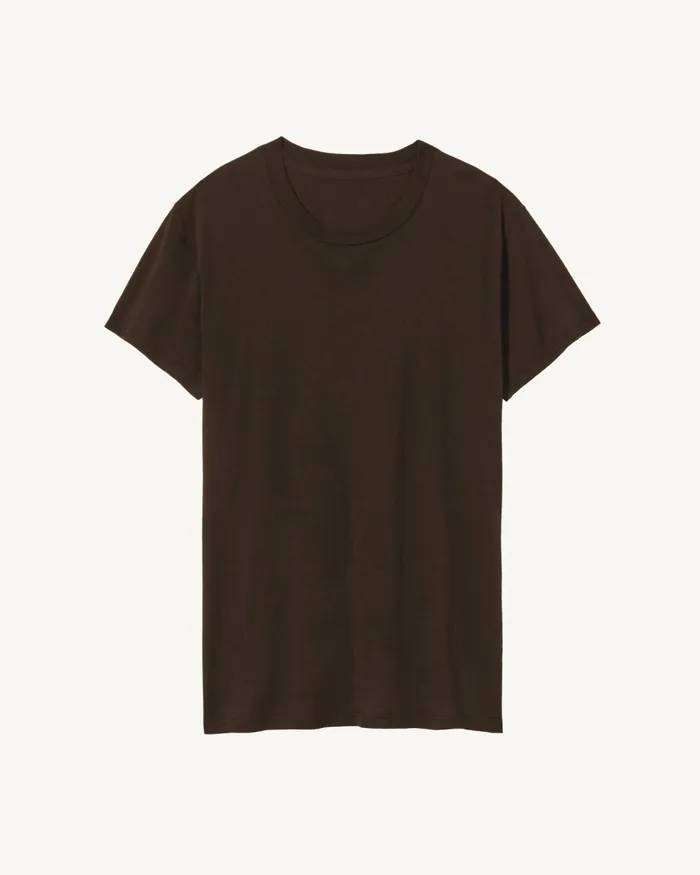 Women Tops Nili Lotan MARIELA TEE Cocoa