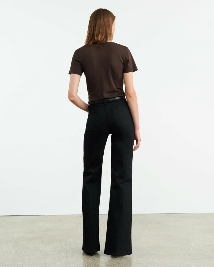 Women Tops Nili Lotan MARIELA TEE Cocoa