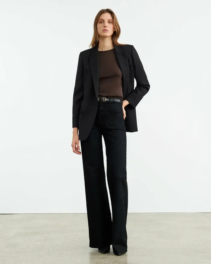 Women Tops Nili Lotan MARIELA TEE Cocoa