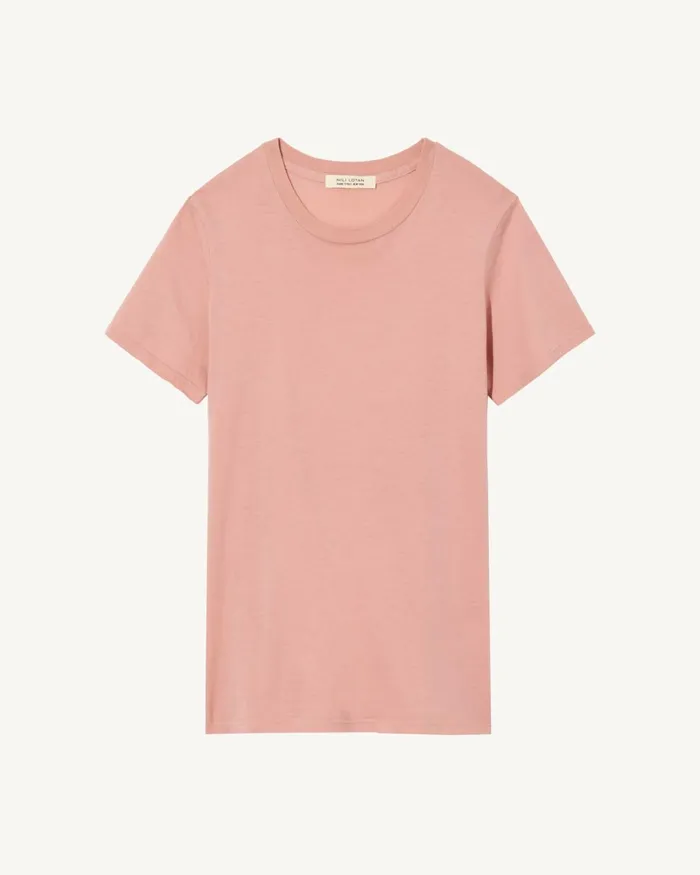 Women Tops Nili Lotan MARIELA TEE Cocoa