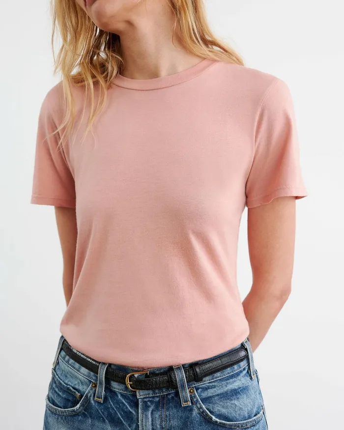 Women Tops Nili Lotan MARIELA TEE Cocoa