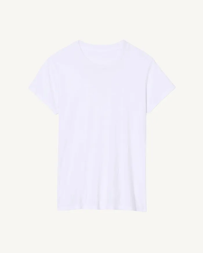 Women Tops Nili Lotan MARIELA TEE Cocoa