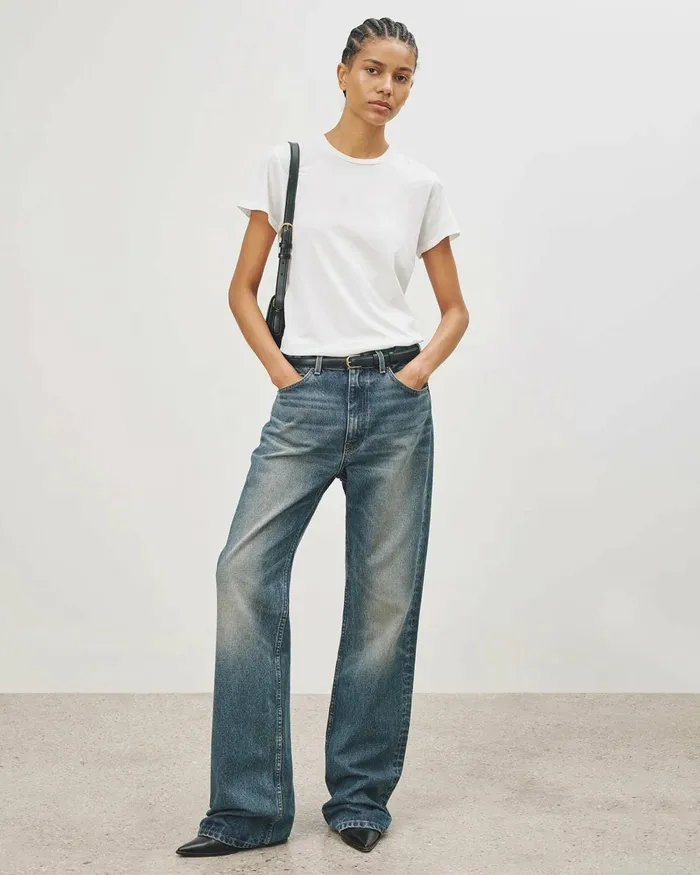Women Tops Nili Lotan MARIELA TEE Cocoa