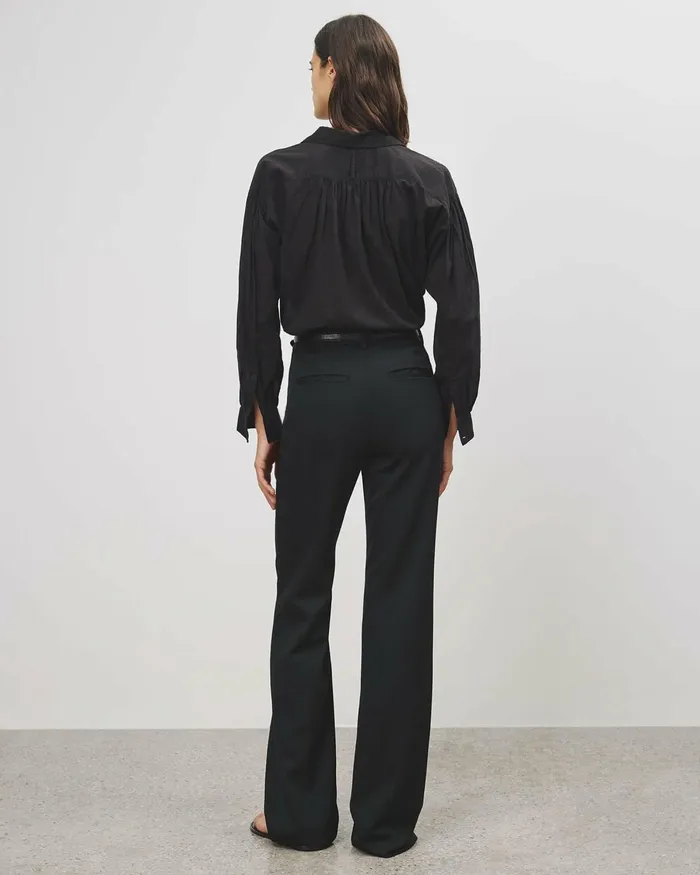 Women Tops Nili Lotan MILES BLOUSE Ivory