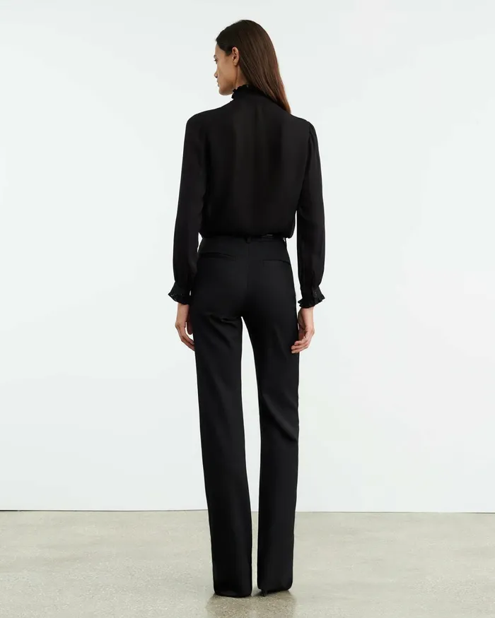 Women Tops Nili Lotan ORIN SHIRT Ivory