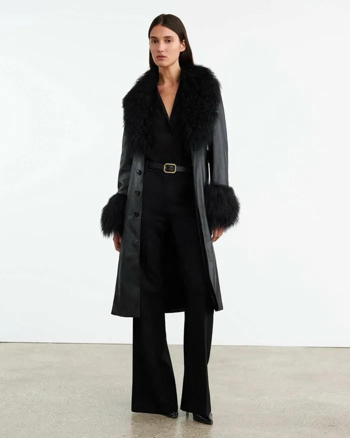 Women Tops Nili Lotan PAULINE SILK SHIRT Black
