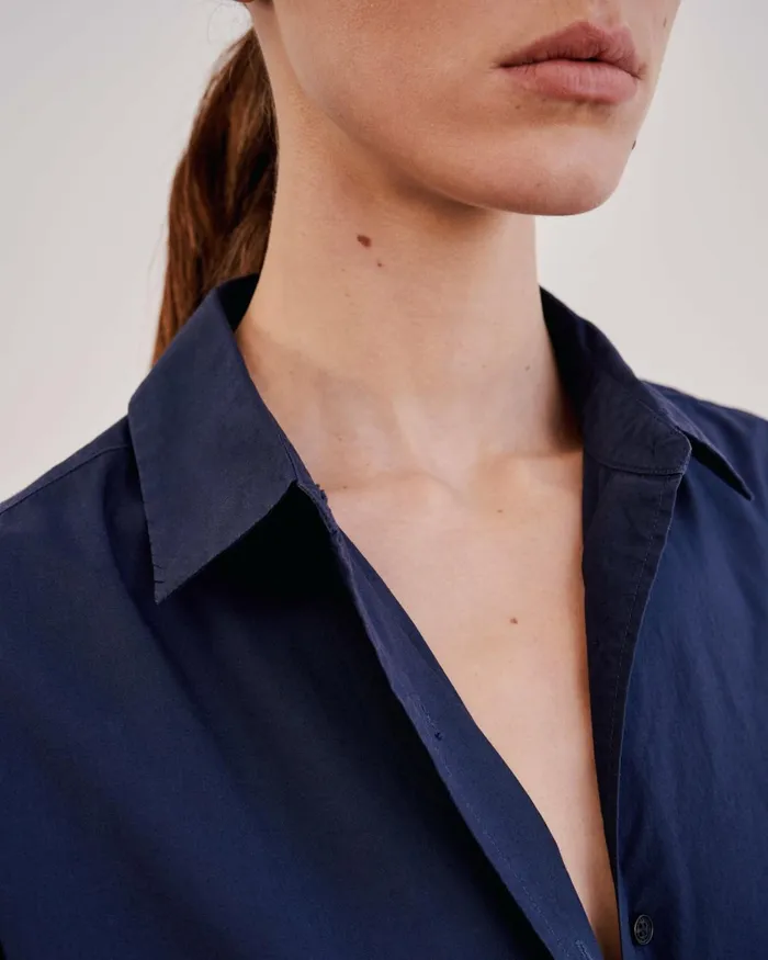 Women Tops Nili Lotan YORKE SHIRT White