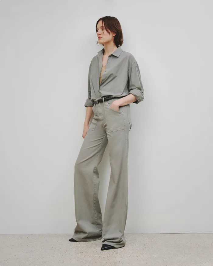 Women Tops Nili Lotan YORKE SHIRT White