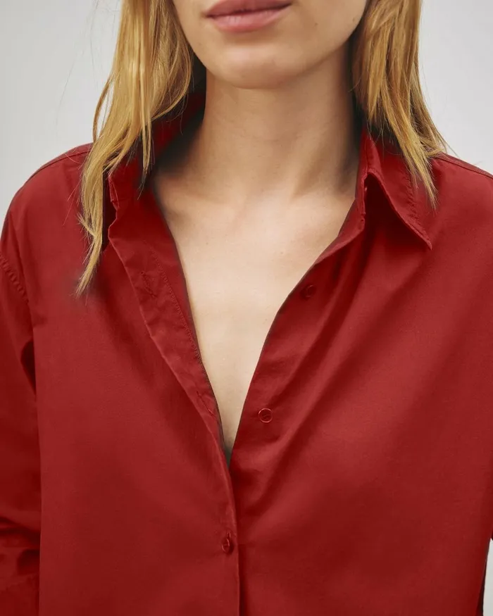 Women Tops Nili Lotan YORKE SHIRT White