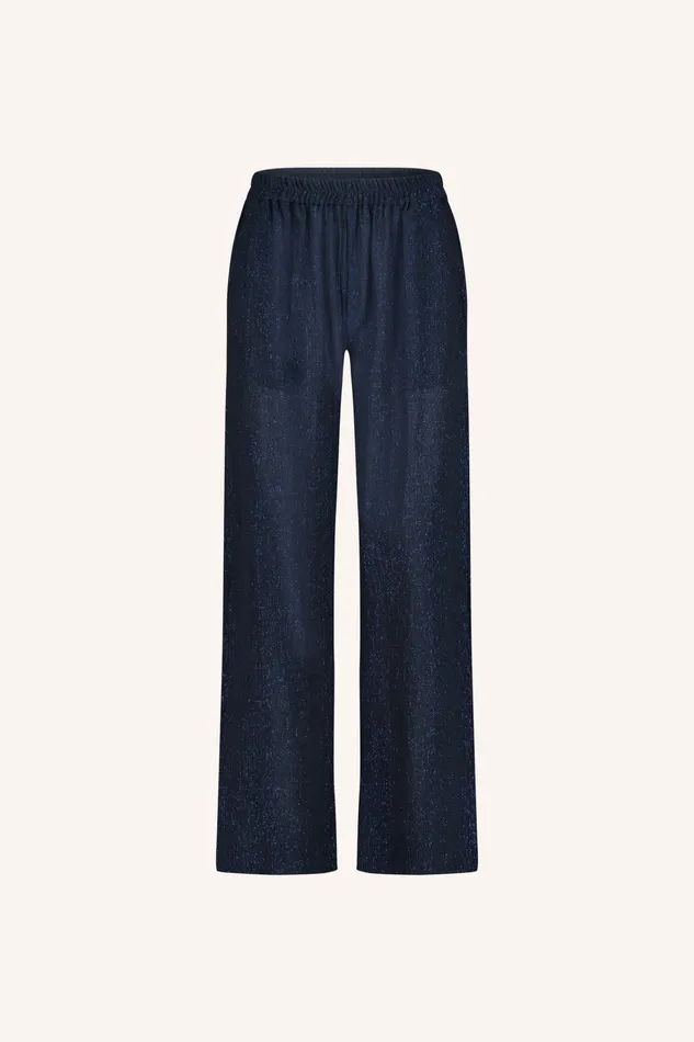 Women Trousers Bybar Amie Lurex Pants Midnight Women Trousers Bybar Amie Lurex Pants Midnight