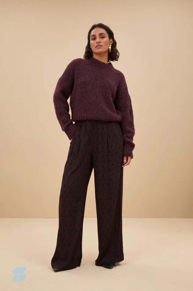 Women Trousers Bybar Benji Contiki Pants Contiki Print