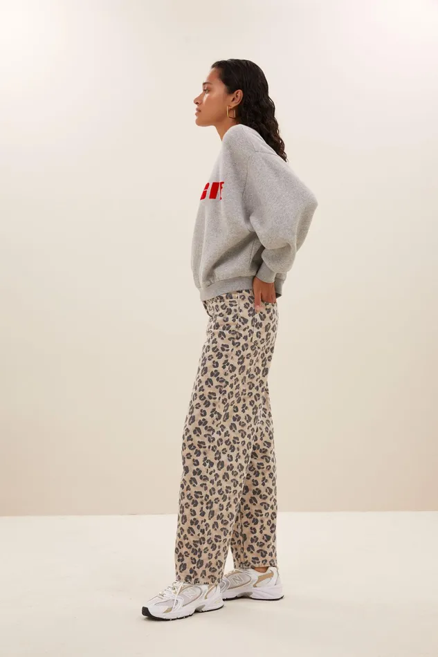 Women Trousers Bybar Lew Cheetah Pants Cheetah Print