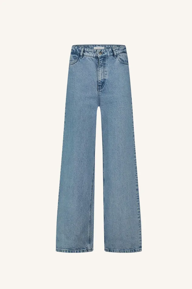 Women Trousers Bybar Lina Non Stretch Pants Light Denim Women Trousers Bybar Lina Non Stretch Pants Light Denim