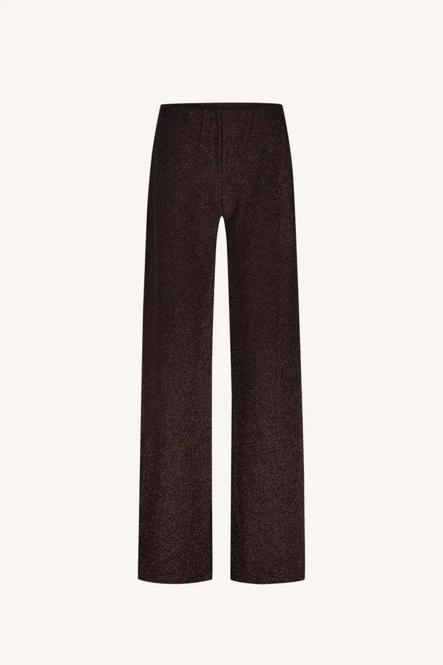 Women Trousers Bybar Lissa Sparkle Pants Copper