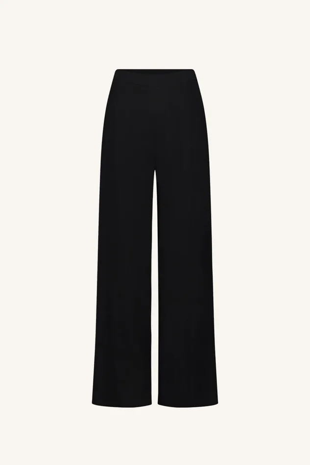 Women Trousers Bybar Lumi Pants Jet Black