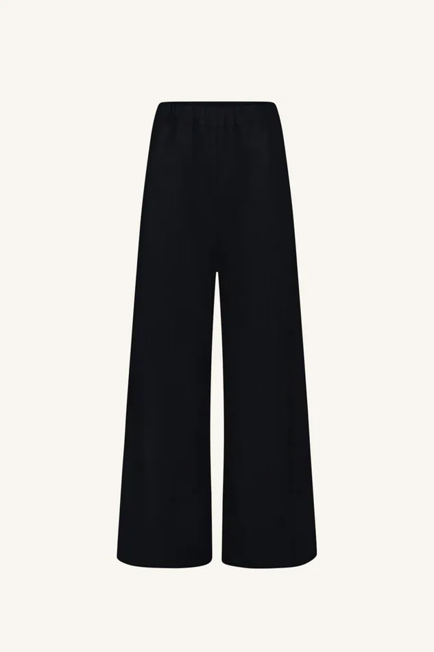 Women Trousers Bybar Neal Pinstripe Pants Midnight