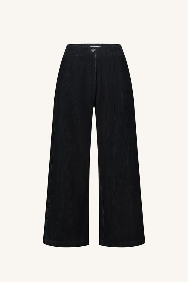 Women Trousers Bybar Odin Cord Pants Midnight