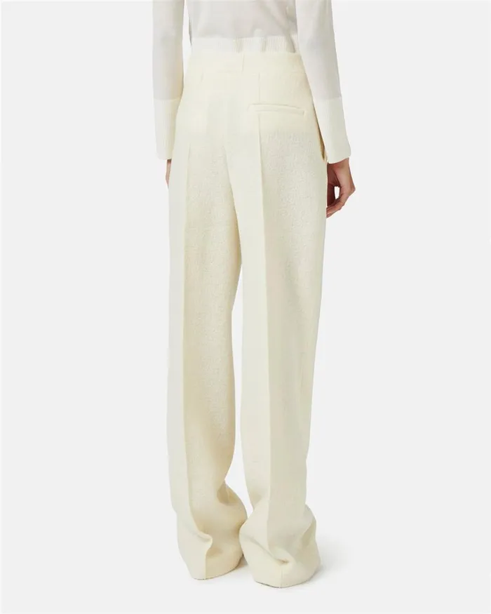 Women TROUSERS Iceberg New Shape Trousers In Wool Boucl Fabric Women TROUSERS Iceberg New Shape Trousers In Wool Boucl Fabric