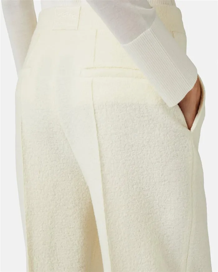 Women TROUSERS Iceberg New Shape Trousers In Wool Boucl Fabric Women TROUSERS Iceberg New Shape Trousers In Wool Boucl Fabric