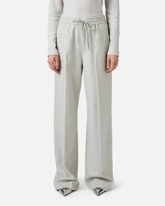 Women TROUSERS Iceberg Trousers Joggers Fit In Flannel Fabric