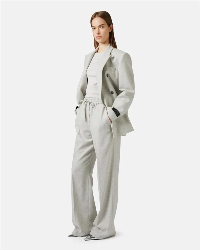 Women TROUSERS Iceberg Trousers Joggers Fit In Flannel Fabric Women TROUSERS Iceberg Trousers Joggers Fit In Flannel Fabric