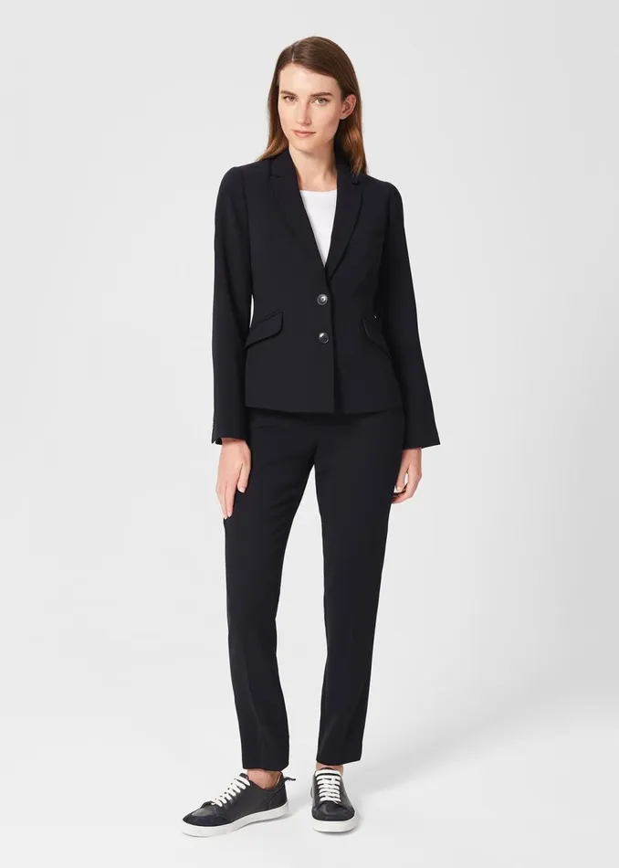 Womens Abigail Jacket Navy Hobbs Coats and Jackets Cheap On Sale