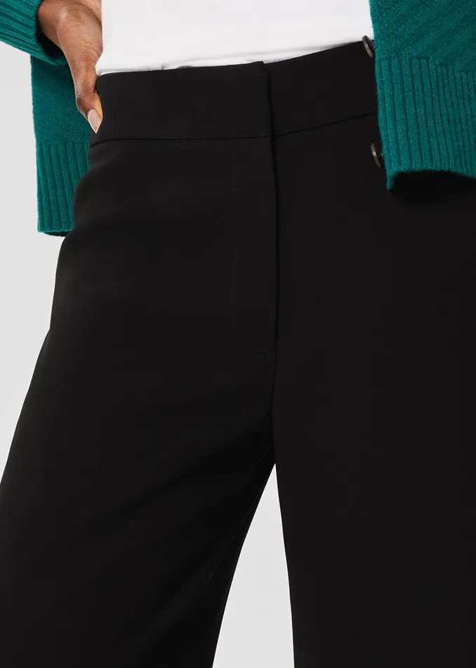 Womens Alva Straight Trouser Black Hobbs Trousers
