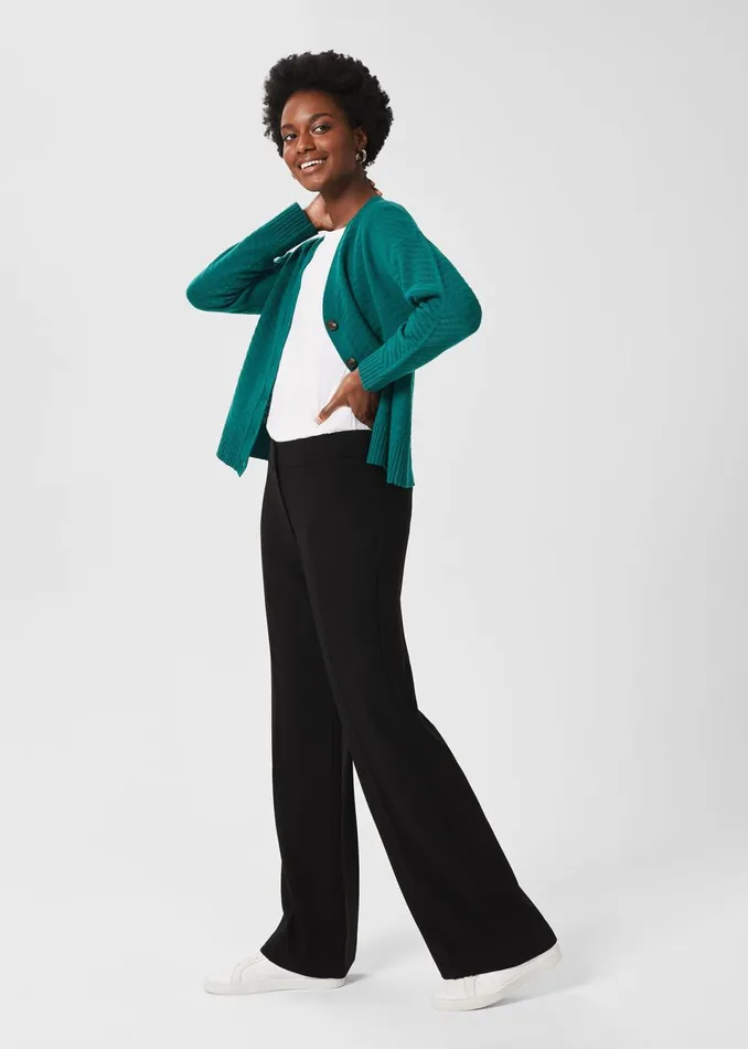 Womens Alva Straight Trouser Black Hobbs Trousers