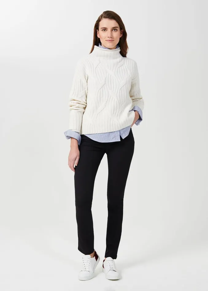 Womens Amanda Skinny Jeans With Stretch Black Hobbs Jeans For Sale