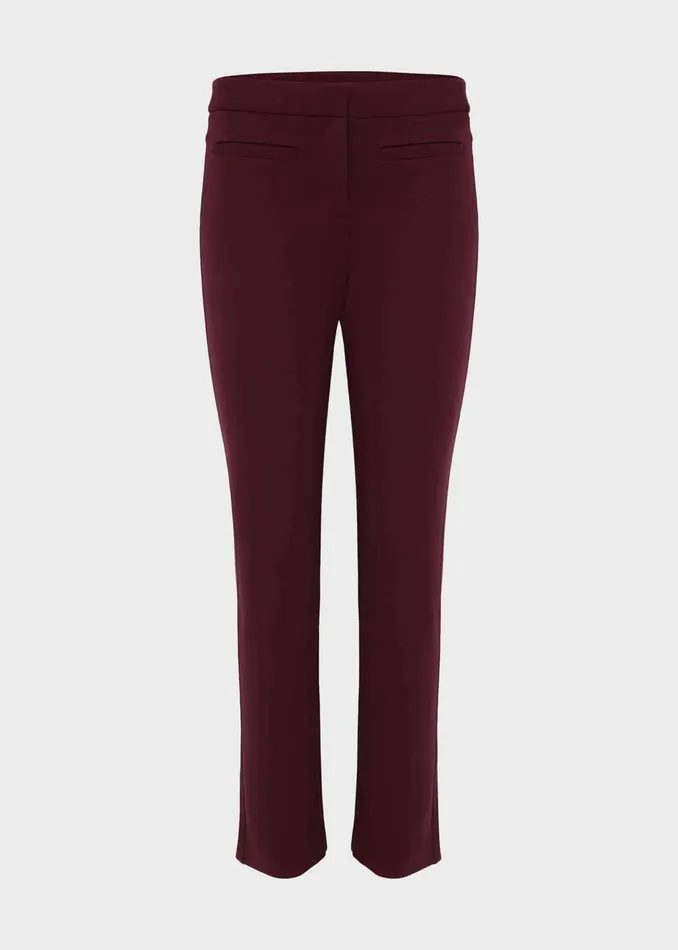 Womens Annie Jersey Trousers Burgundy Hobbs Trousers