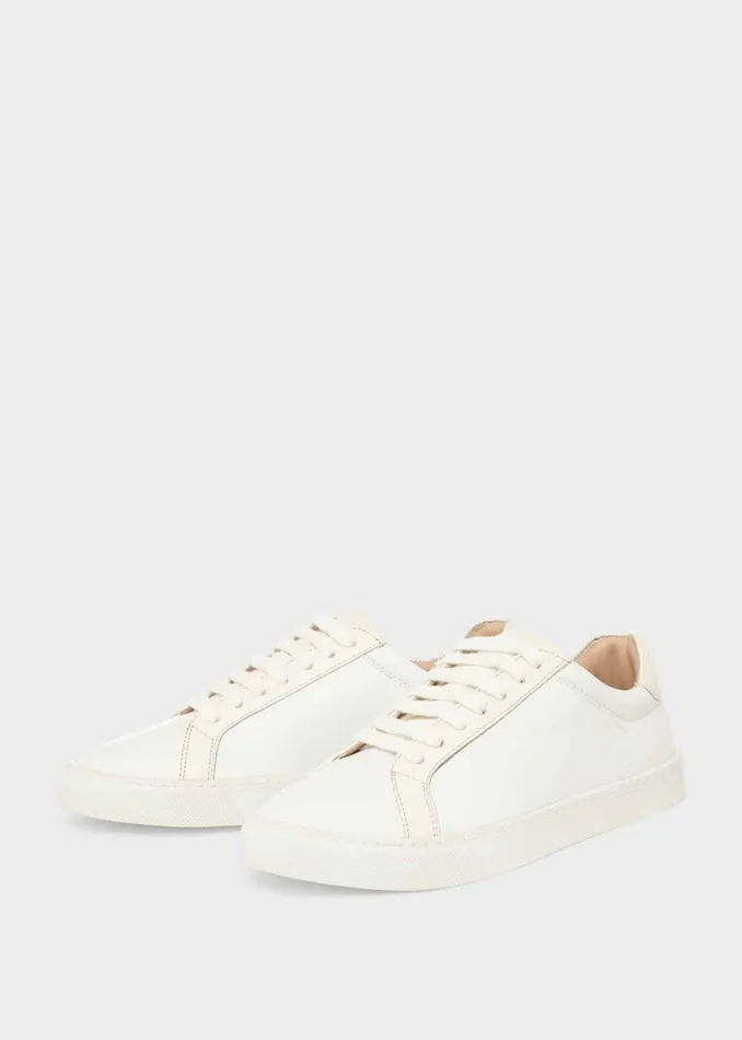 Womens Arwen Leather Trainers White Hobbs Trainers Casaul