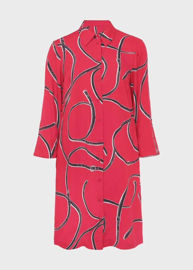 Womens Aubery Tunic Dress Pink Multi Hobbs Dresses On Sale