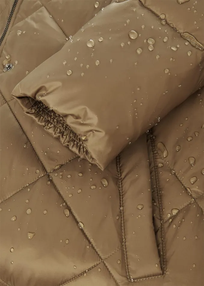 Womens Avril Water Resistant Puffer Jacket Dark Sand Hobbs Coats and Jackets Gift for Friend