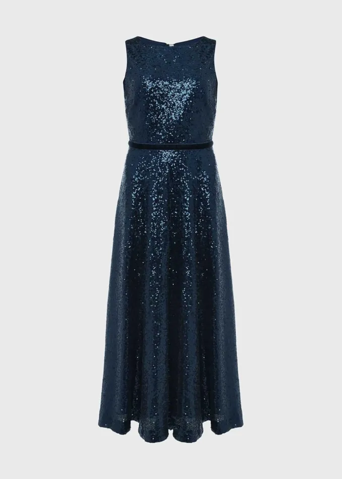 Womens Carly Sequin Dress Midnight Hobbs Dresses Cheap On Sale