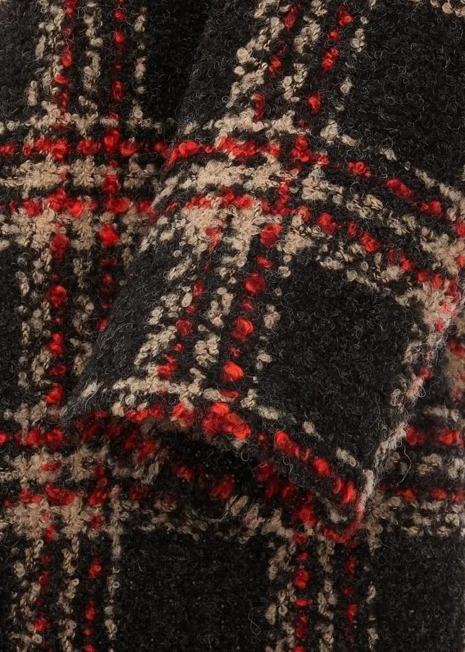 Womens Carmina Check Coat With Wool Grey Multi Hobbs Coats and Jackets Popular