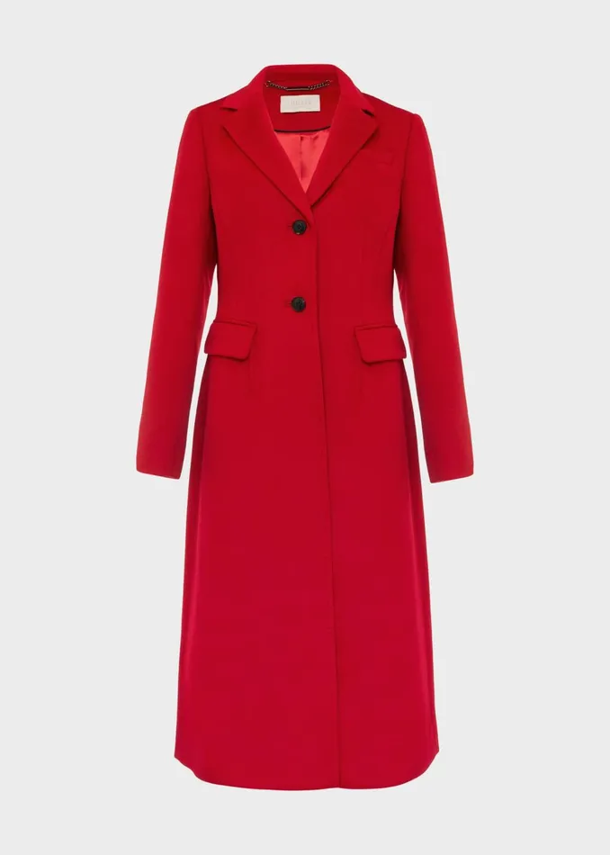 Womens Cosima Wool Coat Red Hobbs Coats and Jackets Gift Ideas