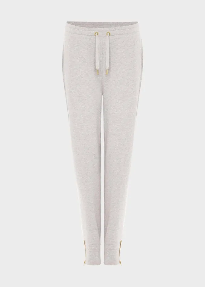 Womens Eleise Zip Jogger Pale Grey Marl Hobbs Trousers