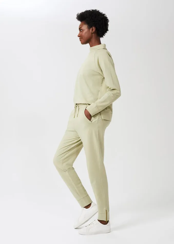 Womens Eleise Zip Jogger Sage Green Hobbs Trousers