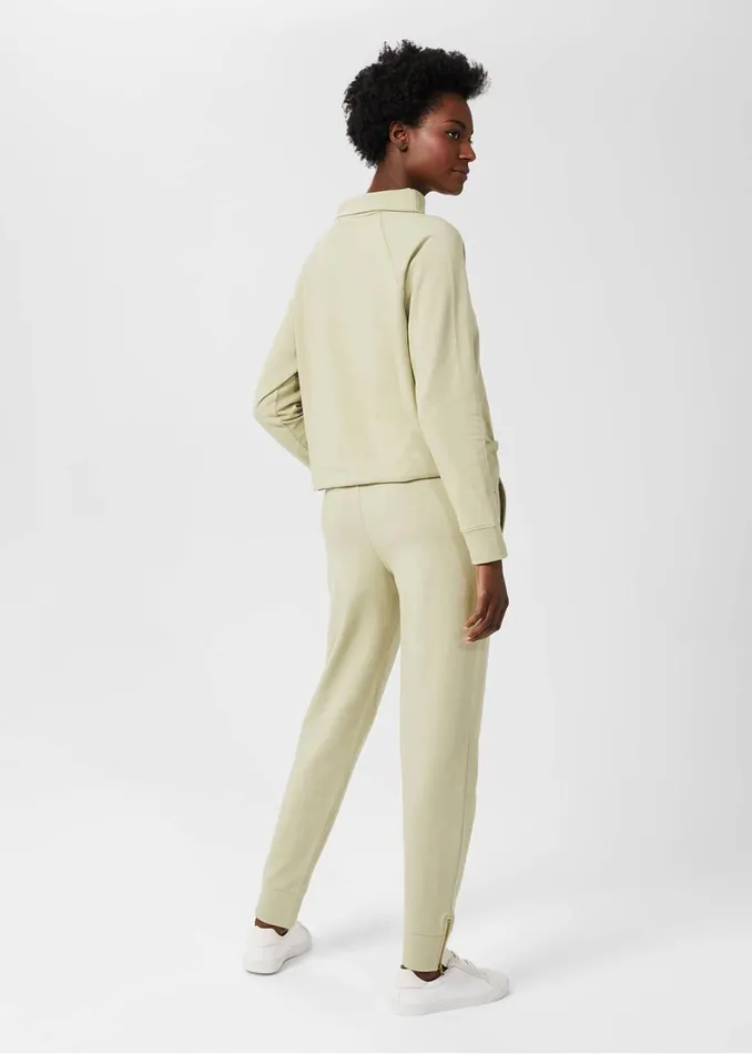 Womens Eleise Zip Jogger Sage Green Hobbs Trousers