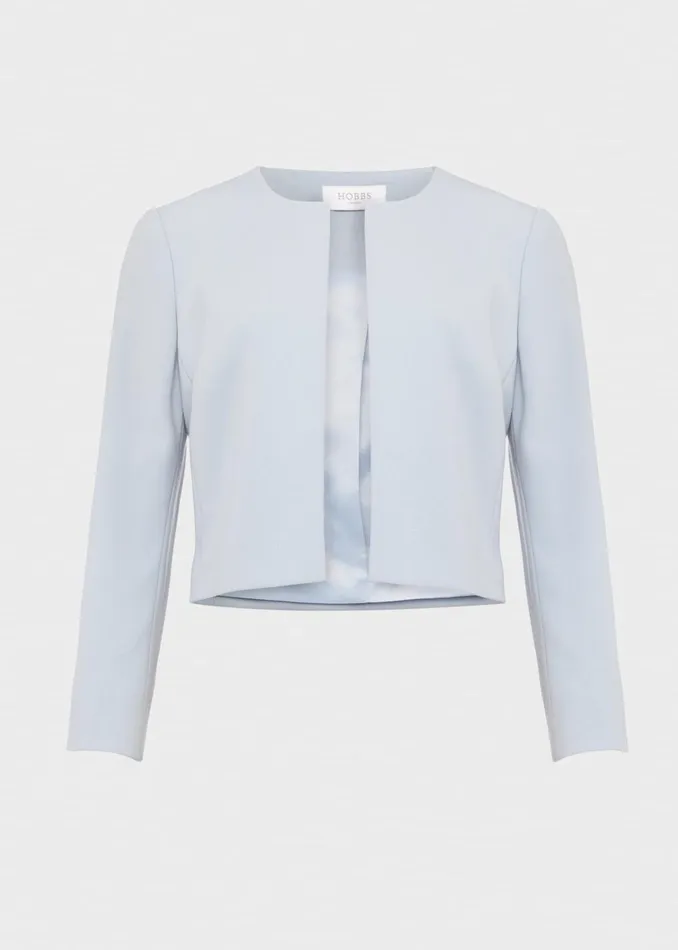 Womens Elize Jacket Pale Blue Hobbs Coats and Jackets Casaul
